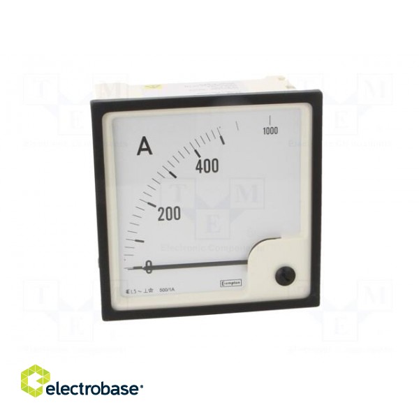 Ammeter | on panel | I AC: 0÷500A,1kA | True RMS | Class: 1.5 | 50÷60Hz image 10