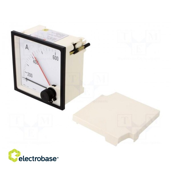 Amperometer | analogue | mounting | on panel | I AC: 0/500÷600A image 1
