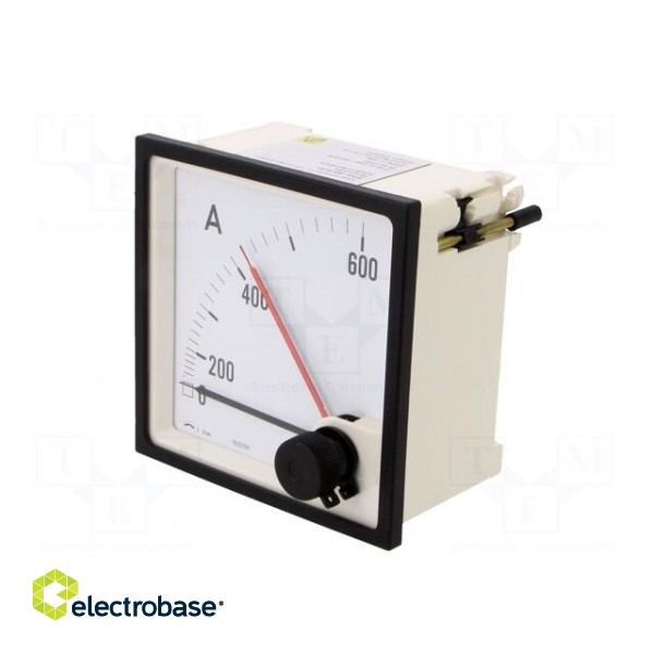 Amperometer | analogue | mounting | on panel | I AC: 0/500÷600A image 3