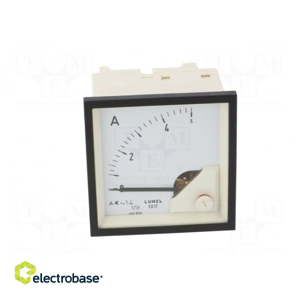 Ammeter | on panel | I AC: 0÷5A | True RMS | Class: 1.5 | 40÷72Hz | 600V image 10