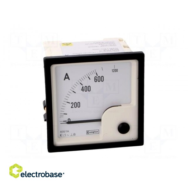 Amperometer | analogue | mounting | on panel | I AC: 0/600÷1200A фото 10