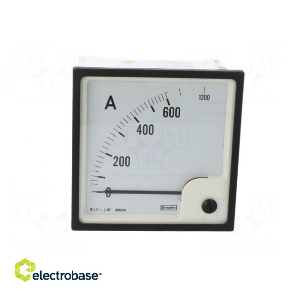 Ammeter | on panel | I AC: 0÷600A,1.2kA | True RMS | Class: 1.5 image 10