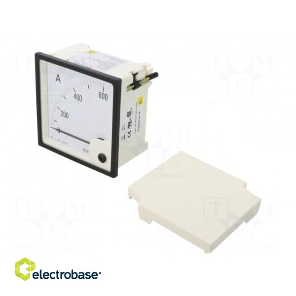 Amperometer | analogue | mounting | on panel | I AC: 0÷600A | True RMS image 1