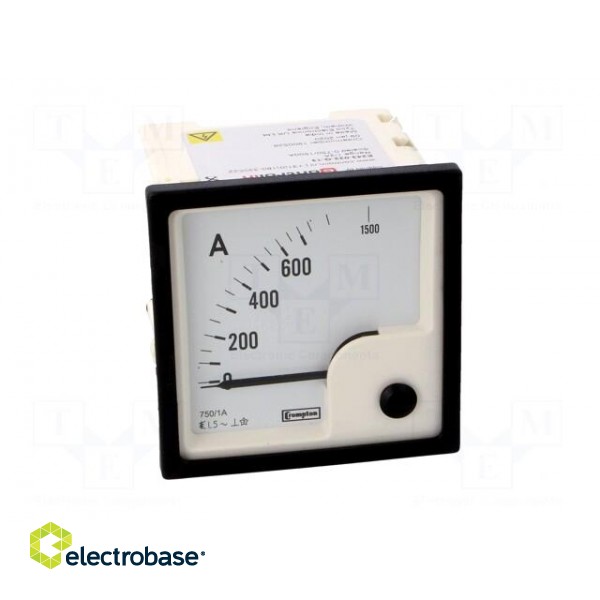 Amperometer | analogue | mounting | on panel | I AC: 0/750÷1500A фото 10