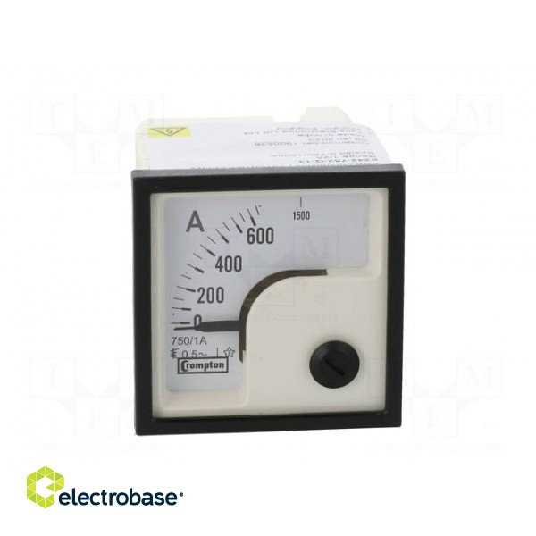 Amperometer | analogue | mounting | on panel | I AC: 0/750÷1500A image 10