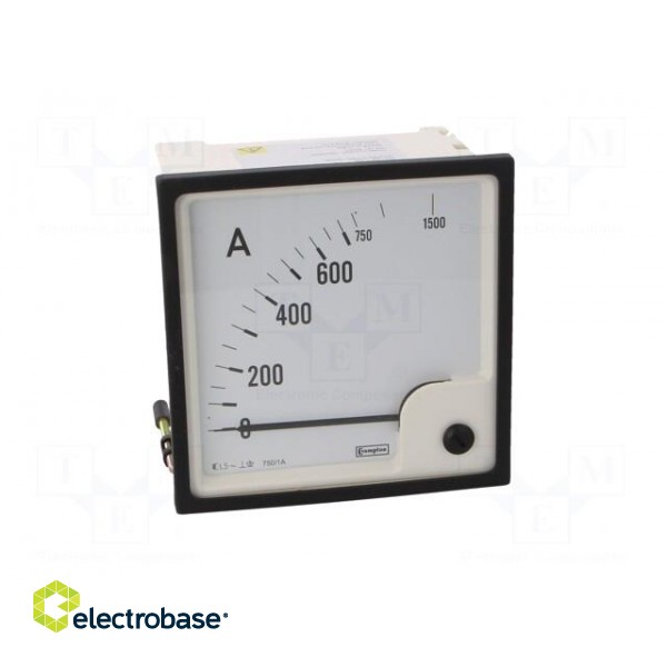 Ammeter | on panel | I AC: 0÷750A,1.5kA | True RMS | Class: 1.5 image 10