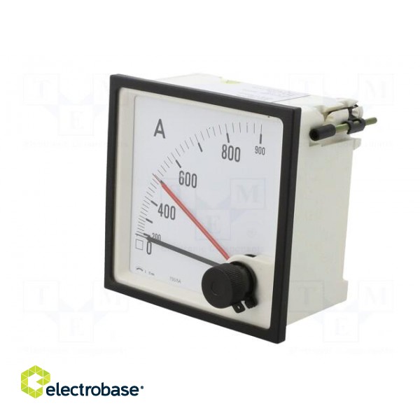 Amperometer | analogue | mounting | on panel | I AC: 0/750÷900A image 3