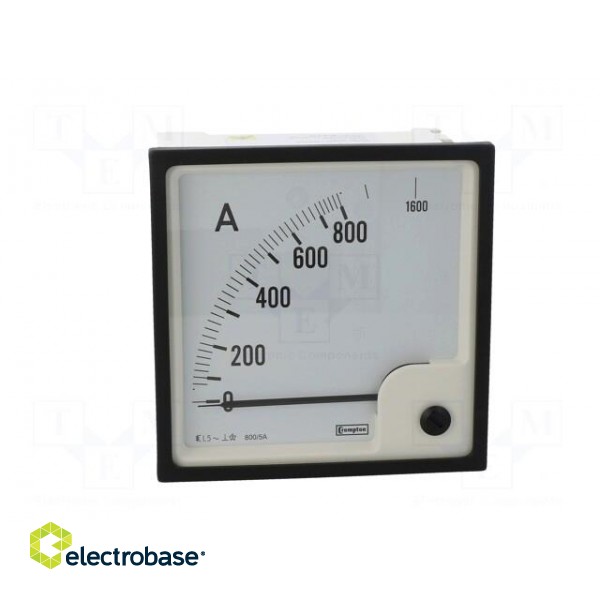 Ammeter | on panel | I AC: 0÷800A,1.6kA | True RMS | Class: 1.5 image 10