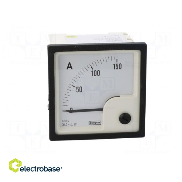 Amperometer | analogue | mounting | on panel | I DC: 0÷150A | Class: 1,5 image 10