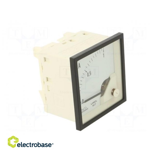 Ammeter | on panel | I DC: 0÷1kA | Class: 1.5 | Length: 61mm | 600V | MA17 image 9