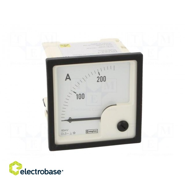 Amperometer | analogue | mounting | on panel | I DC: 0÷250A | Class: 1,5 фото 10
