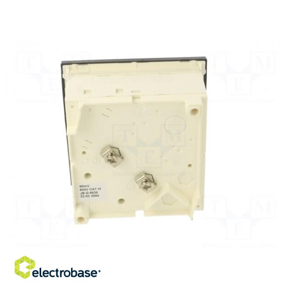 Ammeter | on panel | I DC: 0÷30A | Class: 1.5 | Length: 95mm | 600V | MA19 image 6