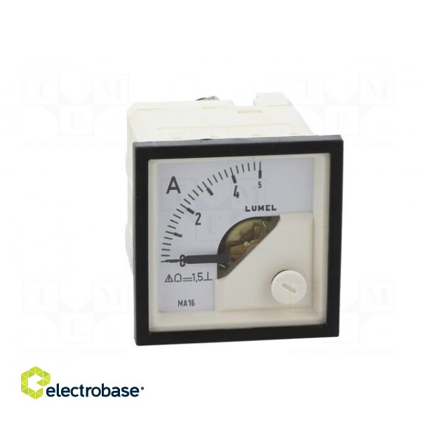 Amperometer | analogue | mounting | on panel | I DC: 0÷5A | Class: 1,5 фото 10