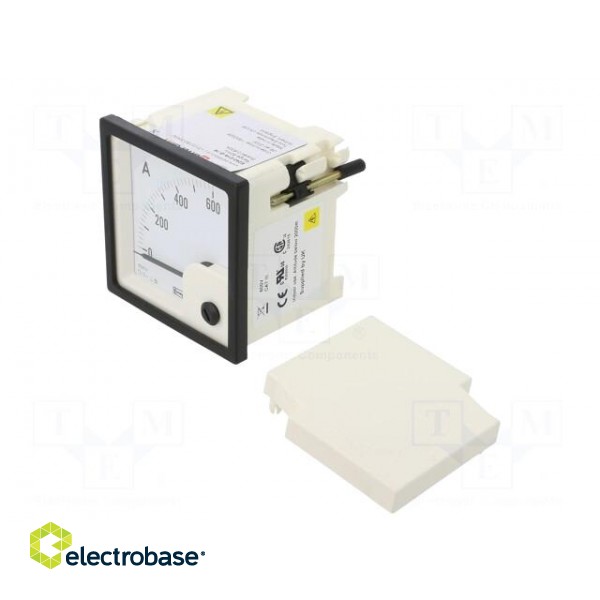 Amperometer | analogue | mounting | on panel | I DC: 0÷600A | Class: 1,5 image 1