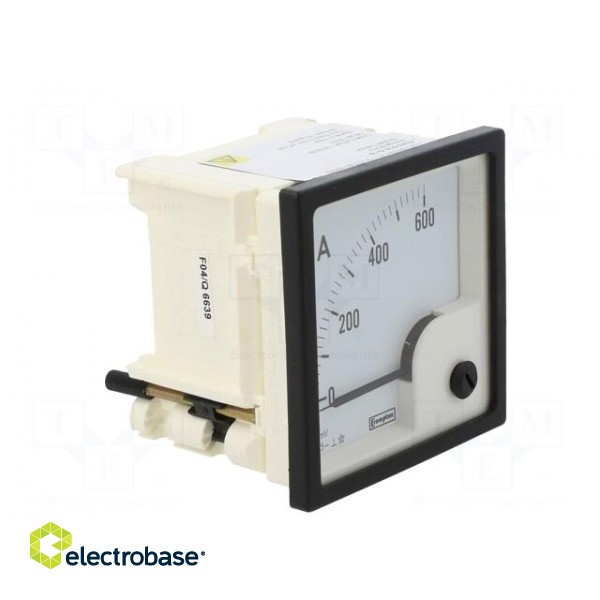 Amperometer | analogue | mounting | on panel | I DC: 0÷600A | Class: 1,5 image 9