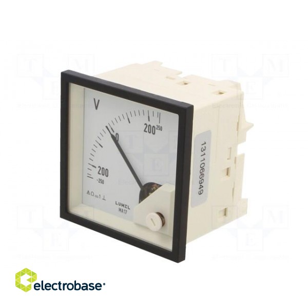 Ammeter | on panel | I DC: -50÷0A,0÷50A | Class: 1.5 | Length: 61mm image 2