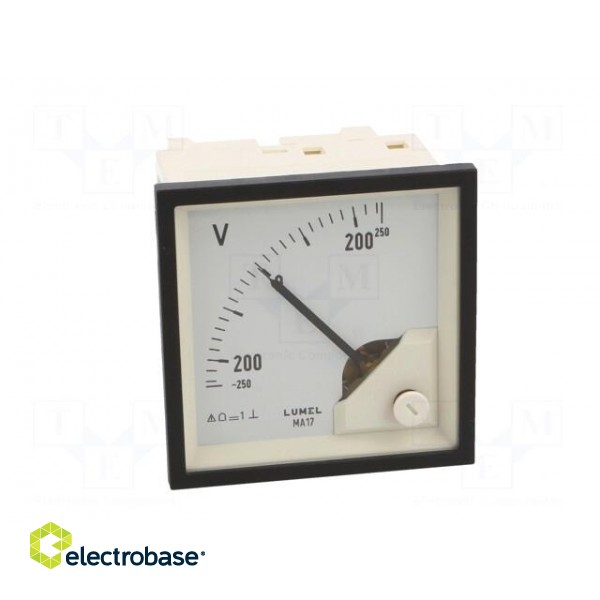 Ammeter | on panel | I DC: -50÷0A,0÷50A | Class: 1.5 | Length: 61mm image 9