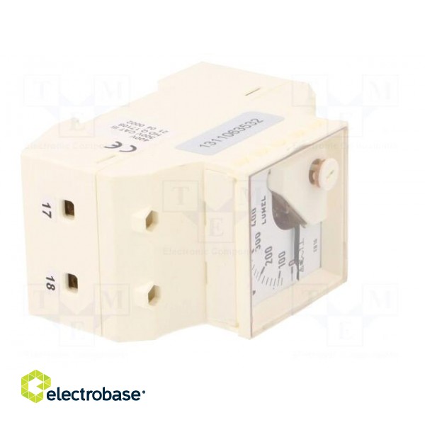 Voltmeter | for DIN rail mounting | 0÷400V | Class: 1.5 | True RMS paveikslėlis 9