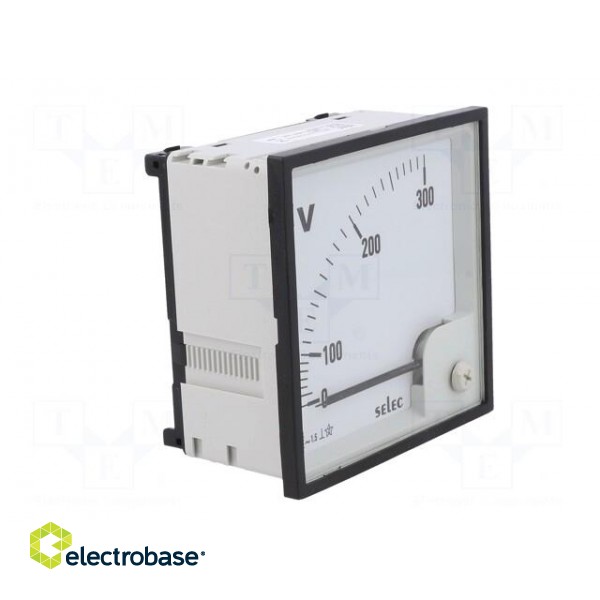 Voltmeter | analogue | on panel | VAC: 0÷300V | Class: 1,5 | 50÷60Hz paveikslėlis 9