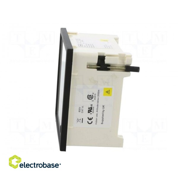 Voltmeter | analogue | on panel | VDC: 0÷30V | Class: 1,5 | 96x96mm image 4