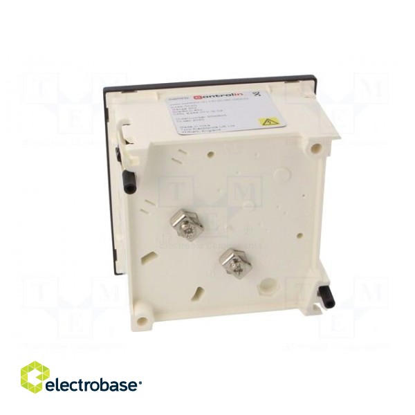 Voltmeter | analogue | on panel | VDC: 0÷40V | Class: 1,5 | 96x96mm image 6