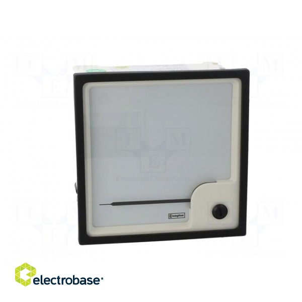 Voltmeter | analogue | on panel | VDC: 0÷10V | Class: 1,5 | 96x96mm фото 10