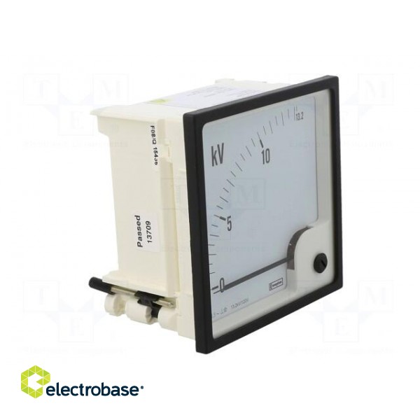 Voltmeter | on panel | VAC: 0÷13.2kV | Class: 1.5 | True RMS | 50÷60Hz image 9