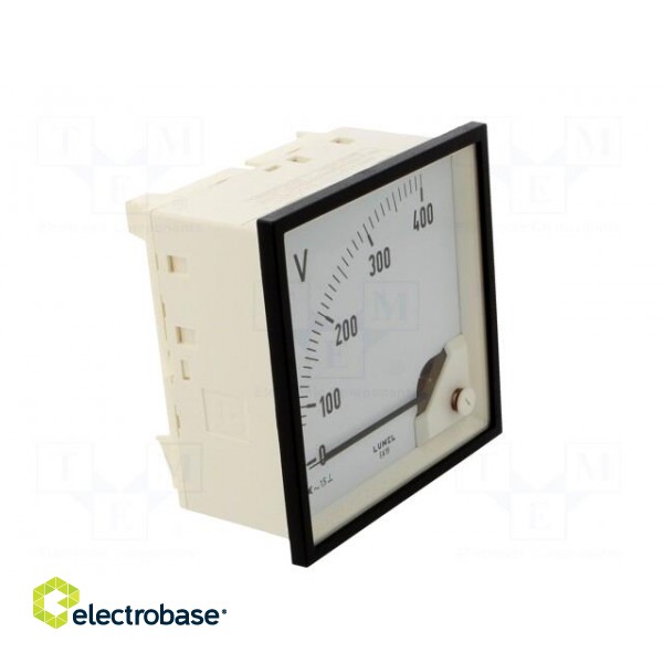 Voltmeter | on panel | VAC: 0÷400V | Class: 1.5 | True RMS | 40÷72Hz image 9