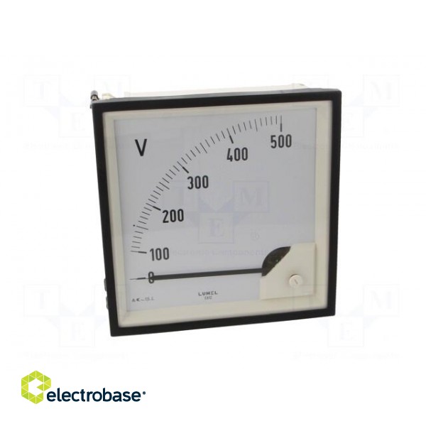 Voltmeter | on panel | VAC: 0÷500V | Class: 1.5 | True RMS | 40÷72Hz image 10