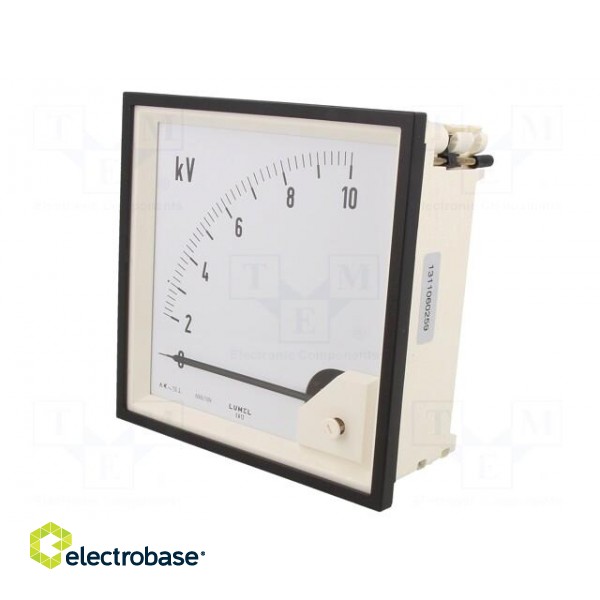 Voltmeter | on panel | VAC: 0÷6kV | Class: 1.5 | True RMS | 40÷72Hz | EA12 image 3