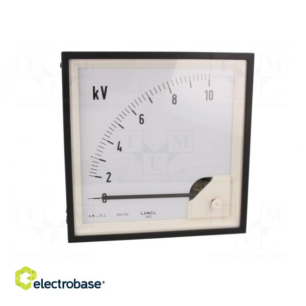 Voltmeter | on panel | VAC: 0÷6kV | Class: 1.5 | True RMS | 40÷72Hz | EA12 image 10