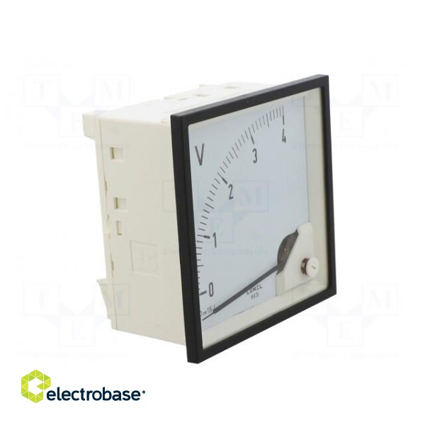 Voltmeter | on panel | VDC: 0÷4V | Class: 1.5 | Umax: 600V | Length: 95mm image 8