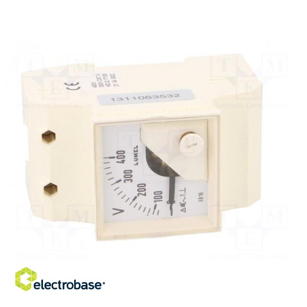 Voltmeter | for DIN rail mounting | 0÷400V | Class: 1.5 | True RMS image 10