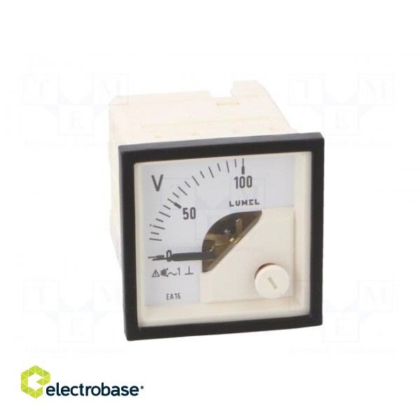 Voltmeter | on panel | VAC: 0÷100V | Class: 1.5 | True RMS | 40÷72Hz image 10