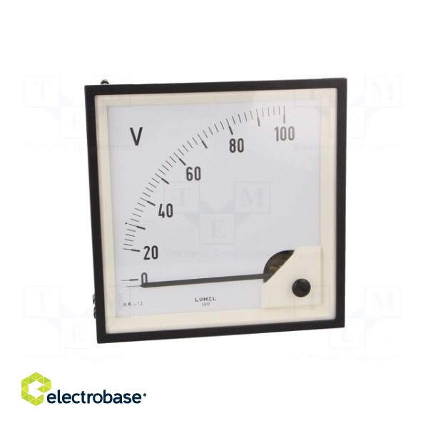 Voltmeter | on panel | VAC: 0÷100V | Class: 1.5 | True RMS | 40÷72Hz image 10
