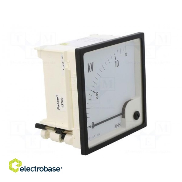 Voltmeter | on panel | VAC: 0÷12kV | Class: 1.5 | True RMS | 50÷60Hz image 9