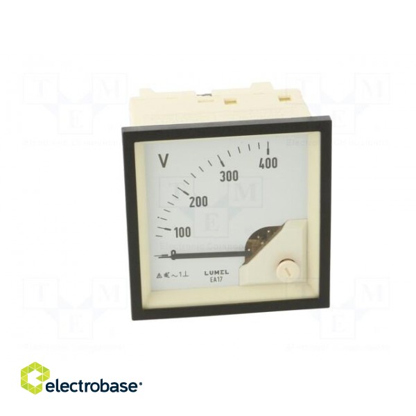 Voltmeter | on panel | VAC: 0÷400V | Class: 1.5 | True RMS | 40÷72Hz image 10
