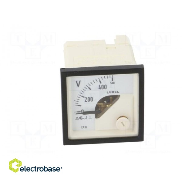 Voltmeter | on panel | VAC: 0÷500V | Class: 1.5 | True RMS | 40÷72Hz image 10