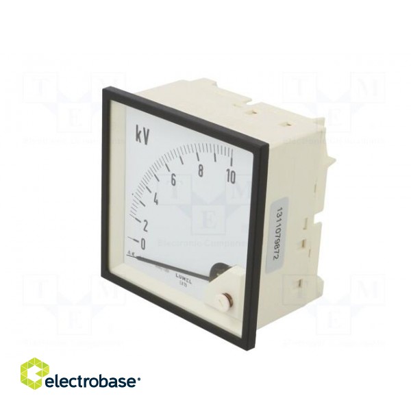 Voltmeter | on panel | VAC: 0÷6kV | Class: 1.5 | True RMS | 40÷72Hz | EA19 paveikslėlis 3