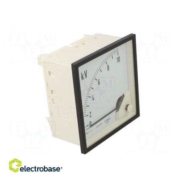 Voltmeter | on panel | VAC: 0÷6kV | Class: 1.5 | True RMS | 40÷72Hz | EA19 image 9