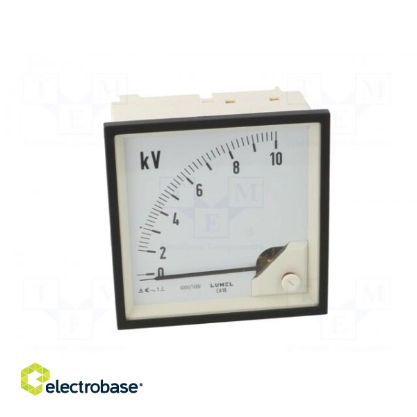 Voltmeter | on panel | VAC: 0÷6kV | Class: 1.5 | True RMS | 40÷72Hz | EA19 image 10