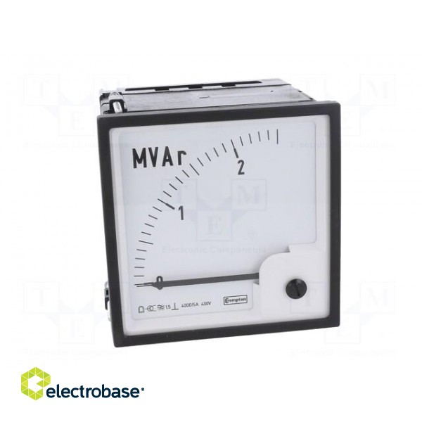 Meter: power | analogue,mounting | on panel | 4000/5A | 400V | 50÷60Hz paveikslėlis 10