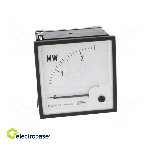 Meter: power | analogue,mounting | on panel | 4000/5A | 400V | 50÷60Hz фото 10