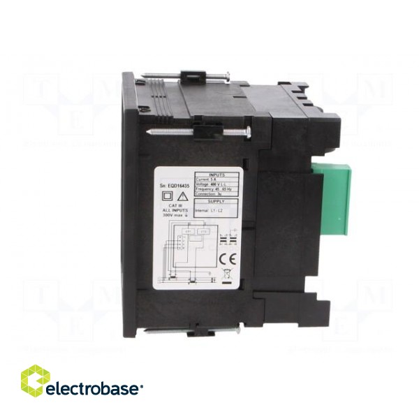 Meter: power | analogue,mounting | on panel | 250/5A | 400V | 50÷60Hz фото 4
