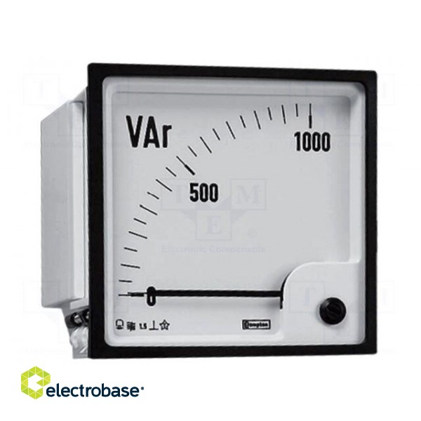 Meter: power | analogue,mounting | on panel | 4000/5A | 400V | 50÷60Hz image 2