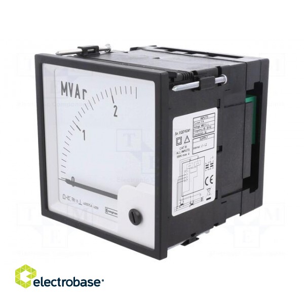 Meter: power | analogue,mounting | on panel | 4000/5A | 400V | 50÷60Hz image 1