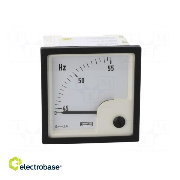 Meter: frequency | on panel | mounting | 72x72mm | 45÷55Hz | Class: 0,5 image 10