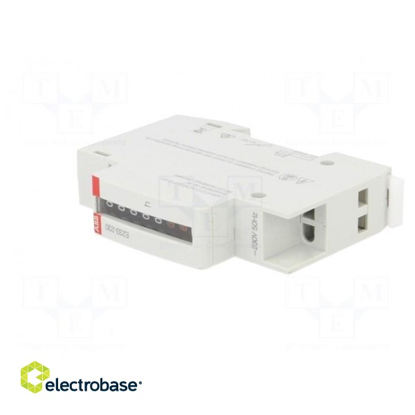 Meter: counter | for DIN rail mounting | analogue,mounting | 50Hz image 2
