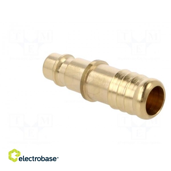 Plug-in nozzle EURO | with bushing | Mat: brass | Connection: 13mm paveikslėlis 4