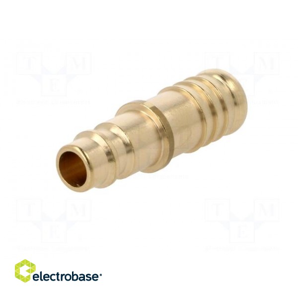 Plug-in nozzle EURO | with bushing | Mat: brass | Connection: 13mm image 2